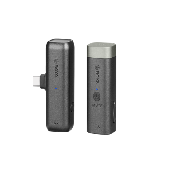 Boya 2.4 GHz Dasspeld Microfoon Draadloos BY-WM3U voor USB-C