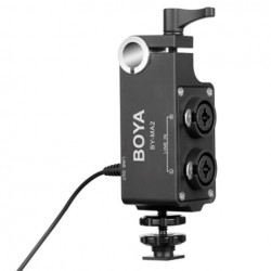 Boya Duo XLR Audio Adapter BY-MA2 voor DSLR en Camcorders